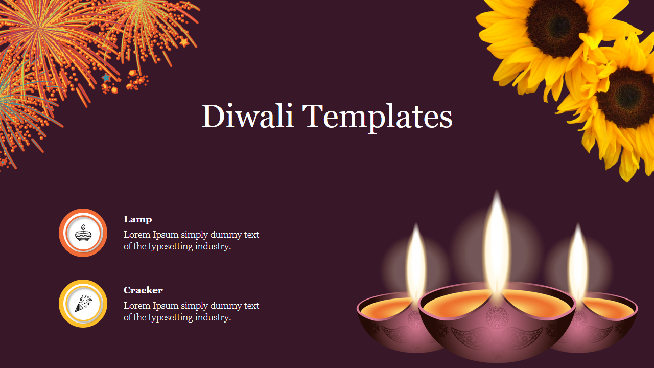 Free - Attractive Diwali Templates Download Slide Designs